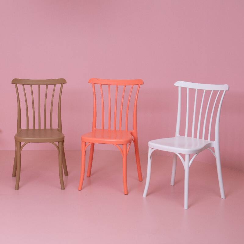 Rio Resin Stackable Dining Chair, Set of 2