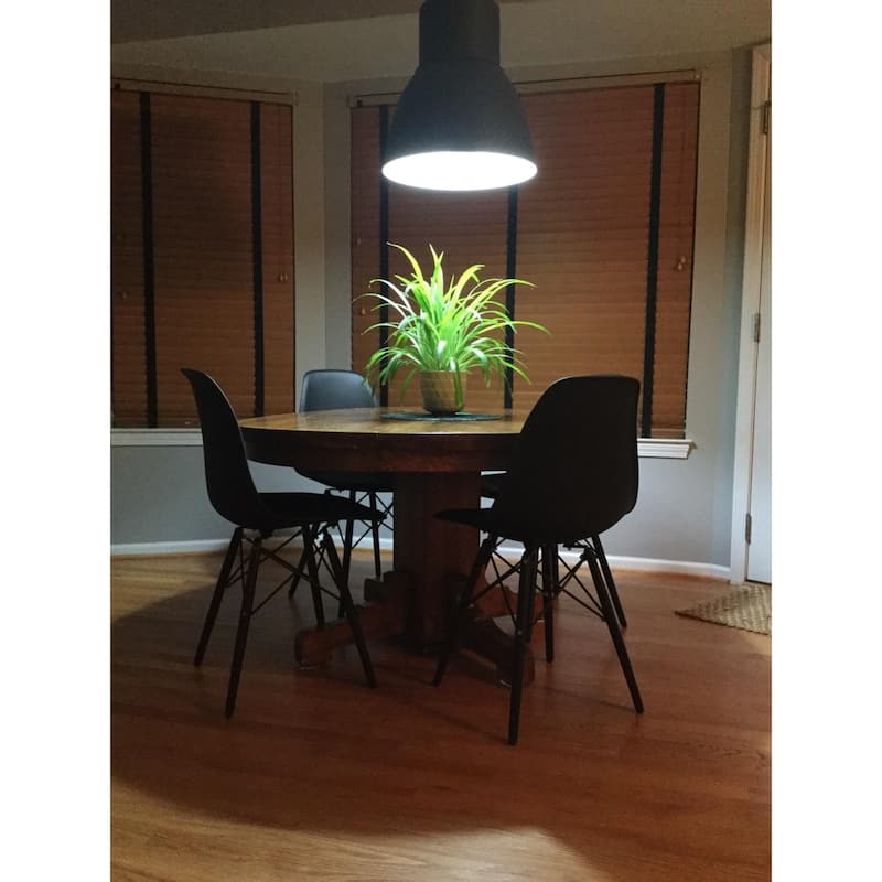 Molded Dining Side Chairs For Kitchen Eiffel Metal Legs Design Bedroom Waiting Room (Set of 4)