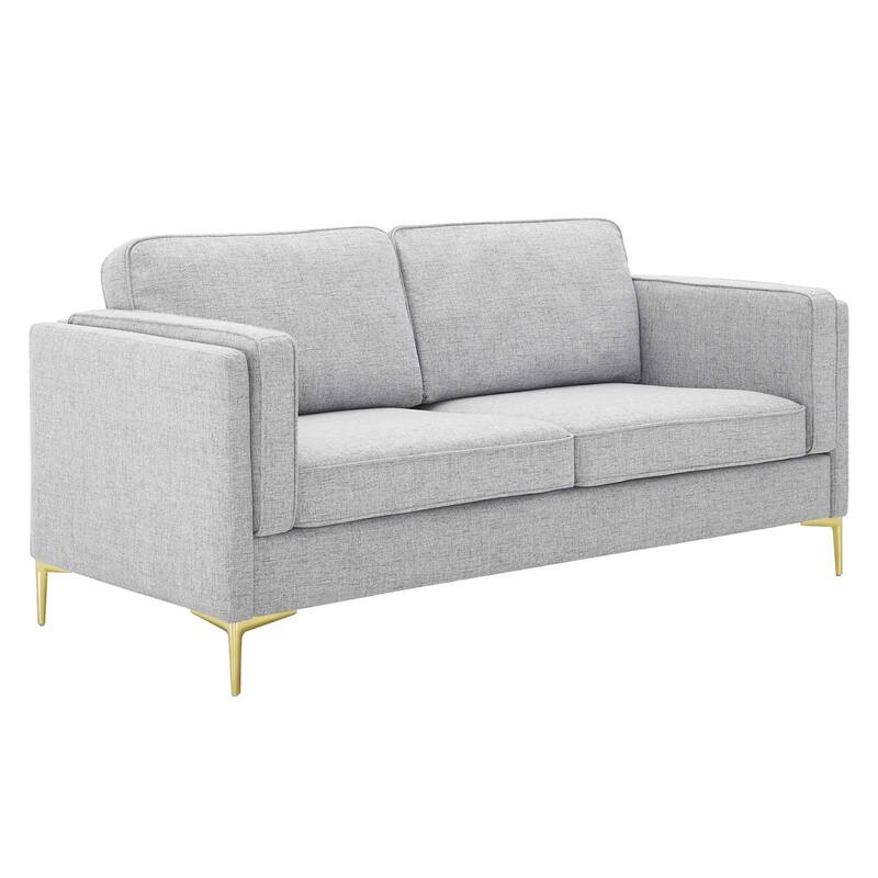 Kaiya Fabric Sofa - Light Gray