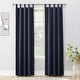 preview thumbnail 25 of 68, Sun Zero Hayden Energy Saving Blackout Tab Top Curtain Panel, Single Panel 40x63 - Navy