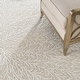preview thumbnail 2 of 6, Michael Amini Star Contemporary Textured Botanical Abstract Glam Area Rug