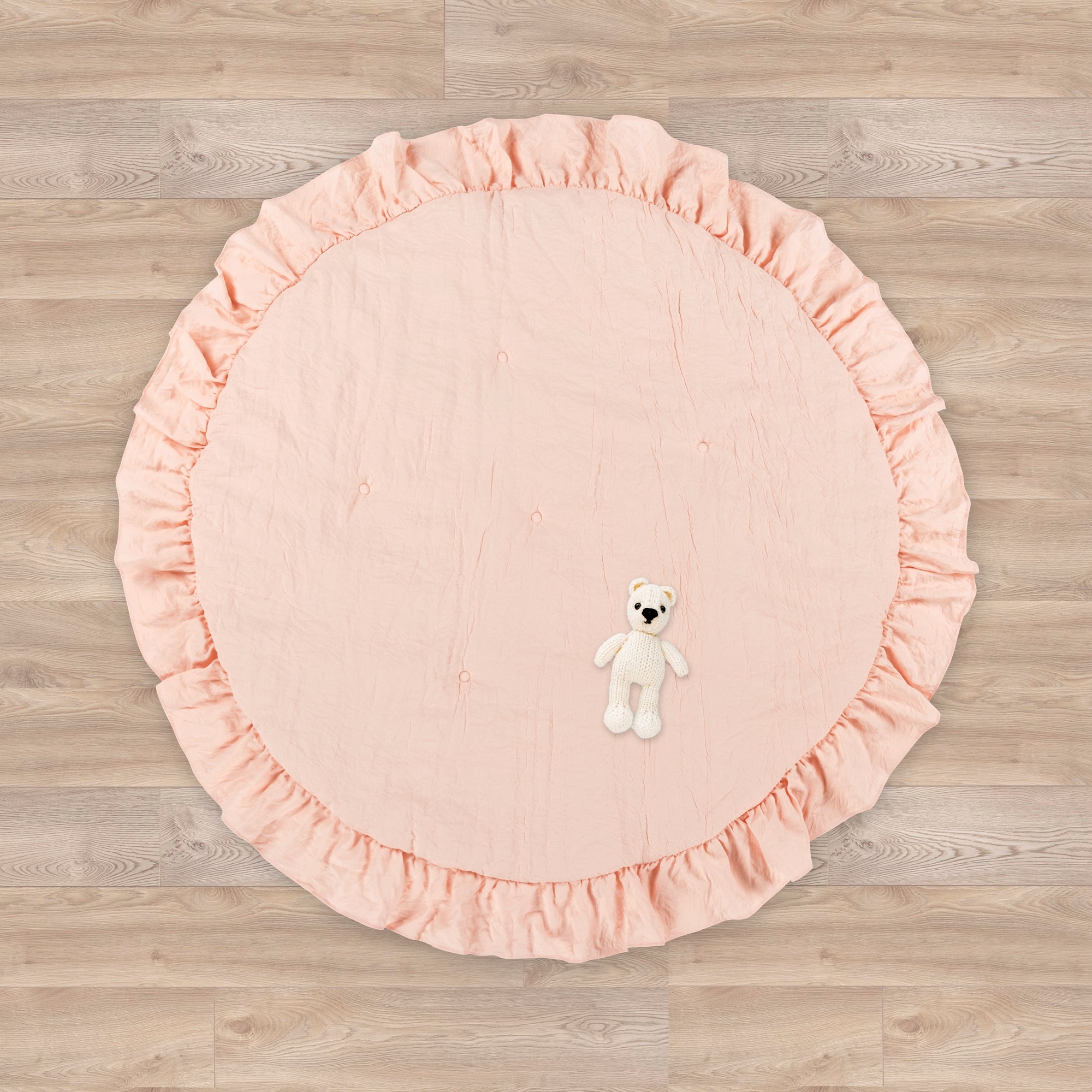 Lush Decor Baby Round Ruffle Play Mat Single 36