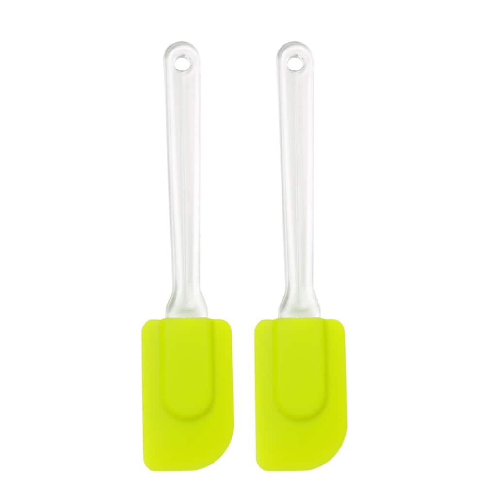 2pcs Flexible Silicone Spatula Heat Resistant Non Stick for Cooking