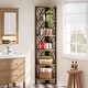 preview thumbnail 5 of 7, Industrial 6-Tier Corner Shelf Bookshelf Display Stand for Living Room