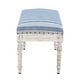 preview thumbnail 15 of 14, Barlow Upholstered Wood Seashell Entryway Bench