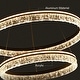 preview thumbnail 24 of 33, Round LED Crystal Chandelier Ring Dimmable Pendant Light Fixture