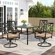 preview thumbnail 8 of 14, Outdoor 5/7-piece Patio Metal Dining Set 5-Piece