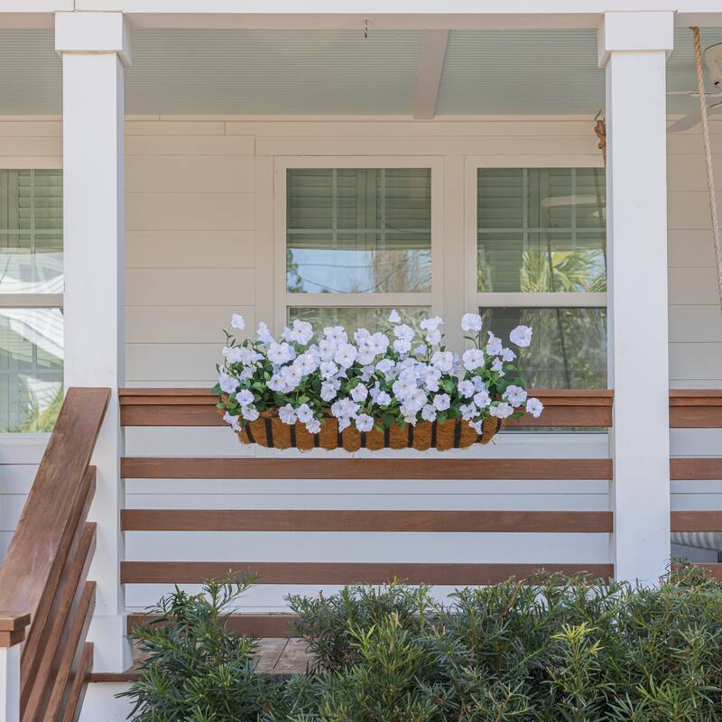 Faux Floral Window Box Filler