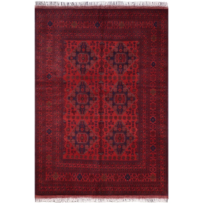 Southwestern Biljik Khal Mohammadi Aviana Red/Blue Rug - 5'10'' x 7'6''