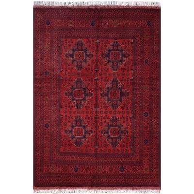 Southwestern Biljik Khal Mohammadi Aviana Red/Blue Rug - 5'10'' x 7'6''