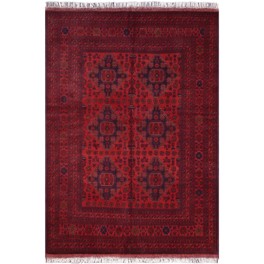Southwestern Biljik Khal Mohammadi Aviana Red/Blue Rug - 5'10'' x 7'6''