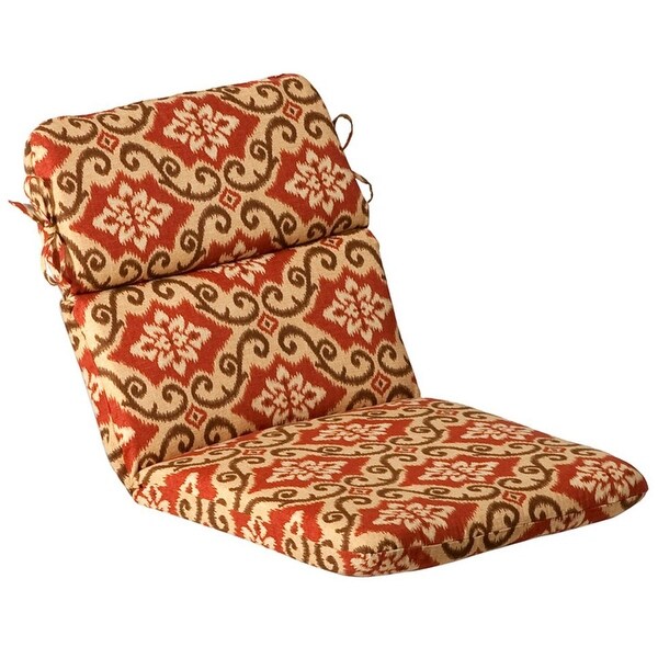 Outdoor Patio Furniture High Back Chair Cushion - Vintage Tuscan ...