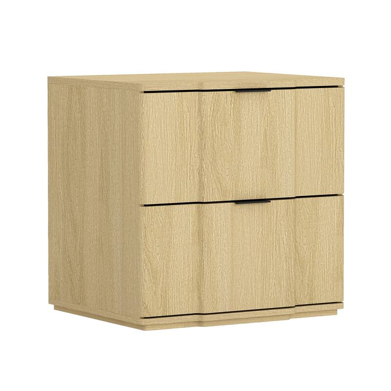 Manhattan Comfort Clive 22 Inch 2 Drawer Nightstand