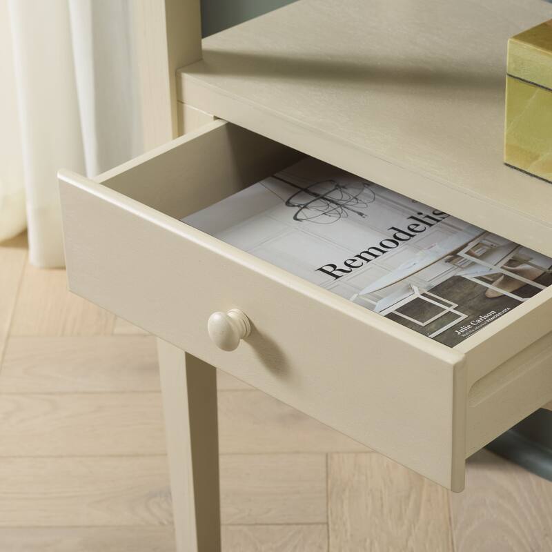 SAFAVIEH Home Araminta One Drawer Console Table - 35"W x 13"D x 30"H
