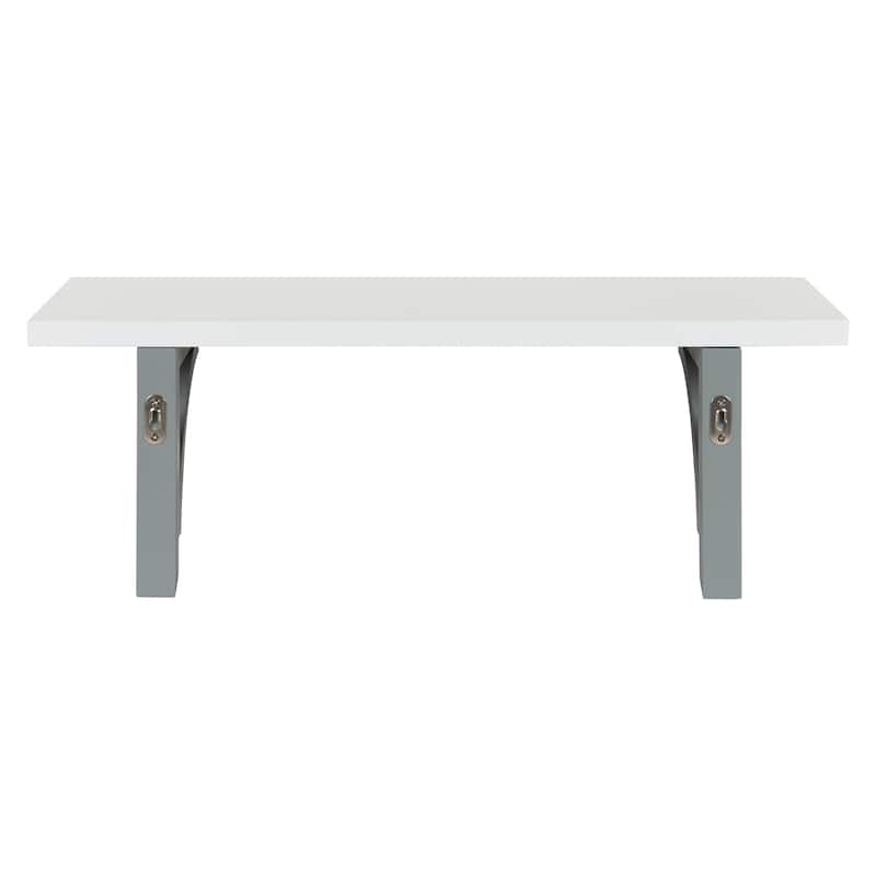 Kate and Laurel Corblynd Traditional Wood Wall Shelf