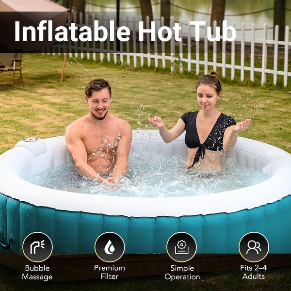 Blow up hot sales tub and pool