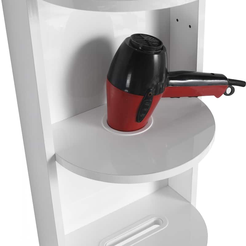 Space-Saving Bathroom Wall-Mounted Storage Rack with Versatile Design