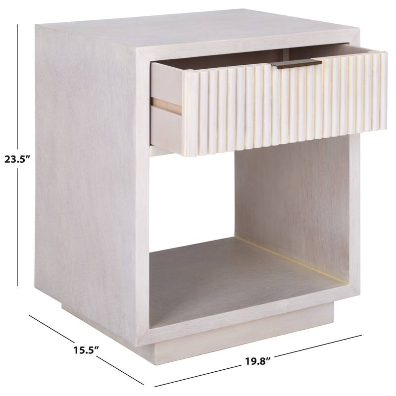 SAFAVIEH Home Sota 1-Shelf 1-Drawer Nightstand