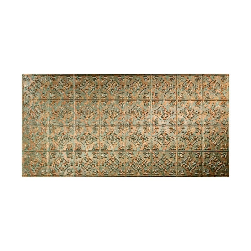 FASÄDE Traditional 2 4-foot x 8-foot PVC Wall Panel in Copper Fantasy - 4 x 8
