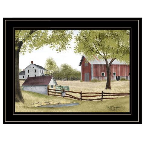 "The Old Spring House" by Billy Jacobs, Ready to Hang Framed Print, Black Frame