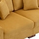 preview thumbnail 81 of 132, Corduroy Couch Modular Sectional Sofa with Pillows