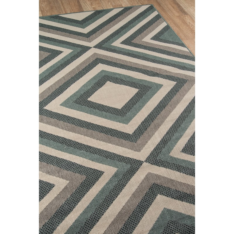 Momeni Baja Zig-Zag Easy Care Indoor Outdoor Area Rug