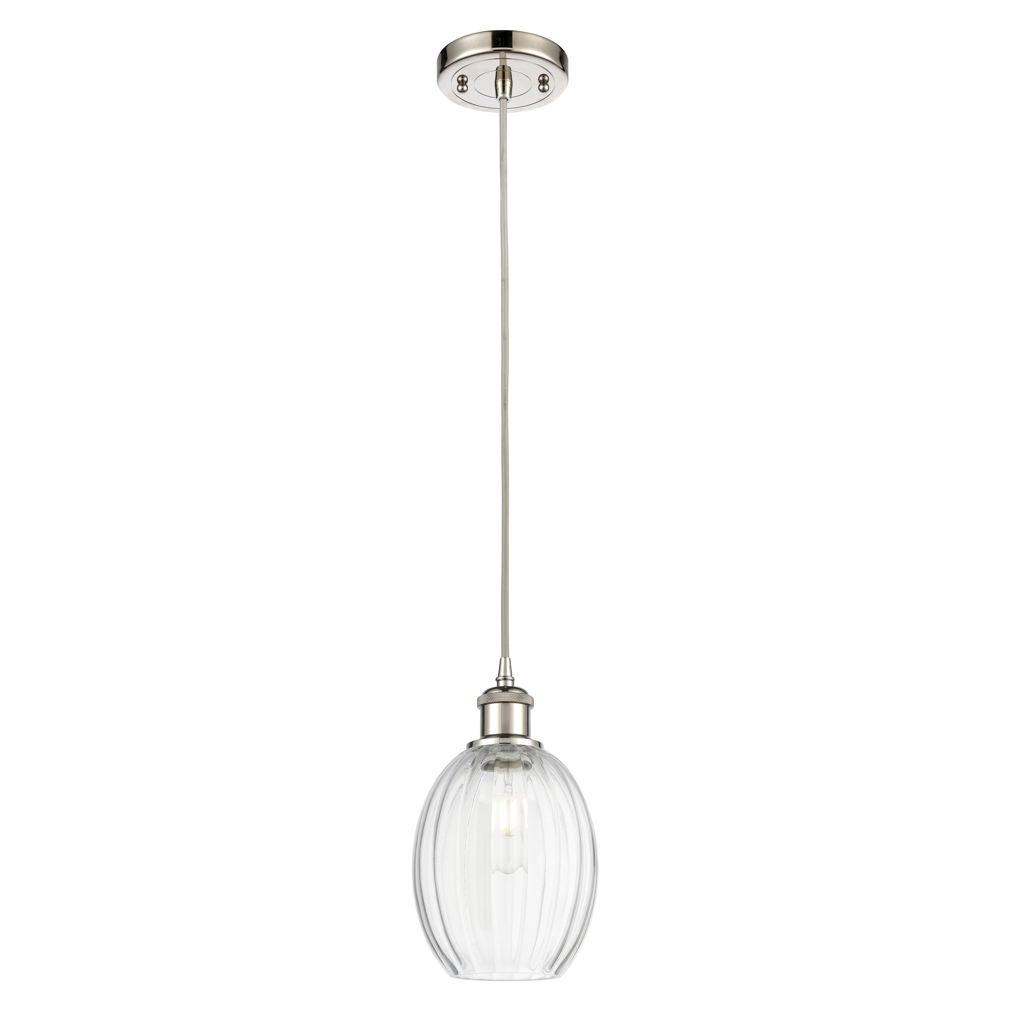 Innovations Lighting Endless Possibilities Ballston - Preston - 1 Light 6" Bulb Shade Cord Hung Mini Pendant