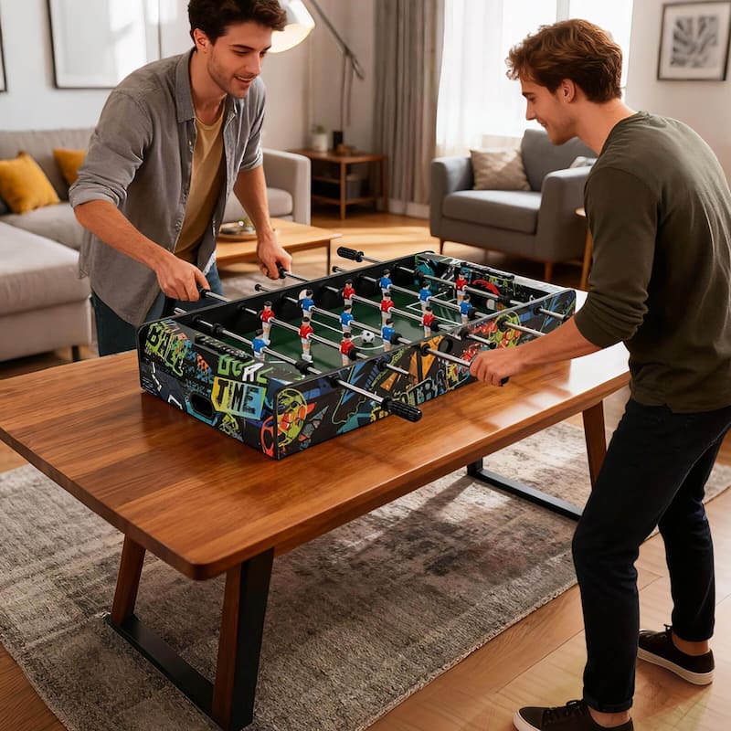 Costway 37" Mini Foosball Table 2-in-1 Game Table with Detachable Legs - See Details