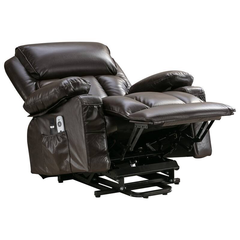 Large Power Lift Recliner Chair with Heat & 8‑Point Massage