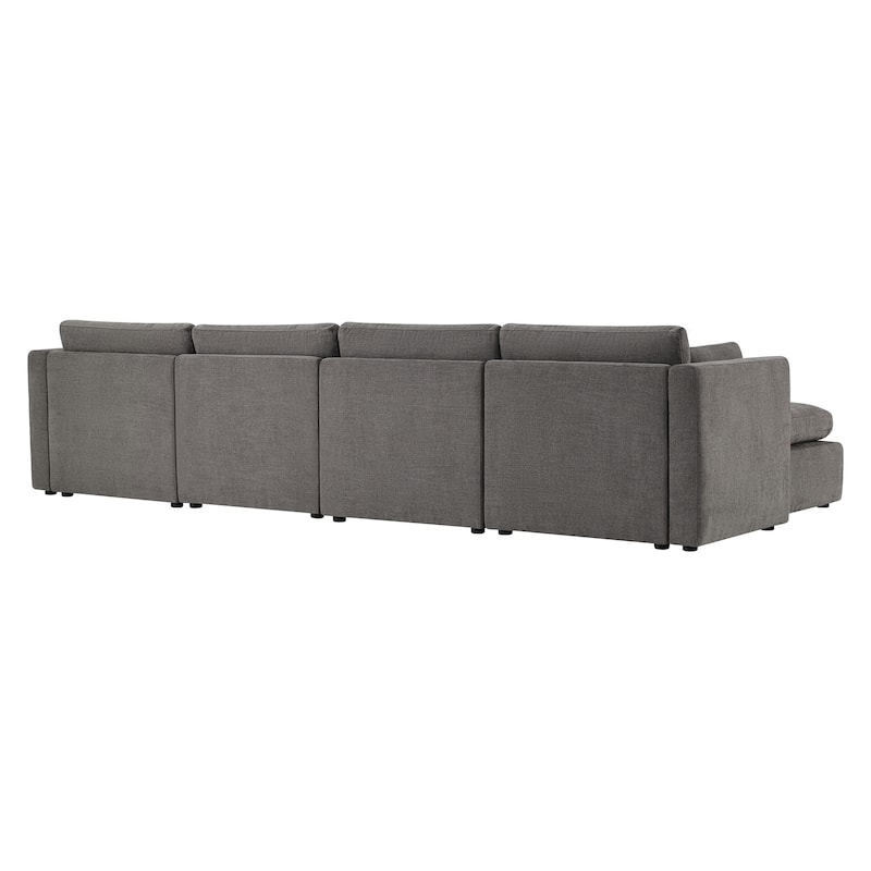 Celia Oversized Modular Sectional Fabric Sofa Set