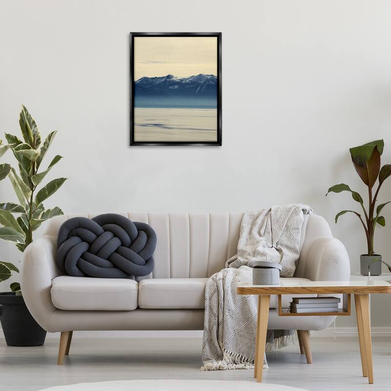 Stupell North Shore Landscape Framed Floater Canvas Wall Art Design By Gemma Bardot
