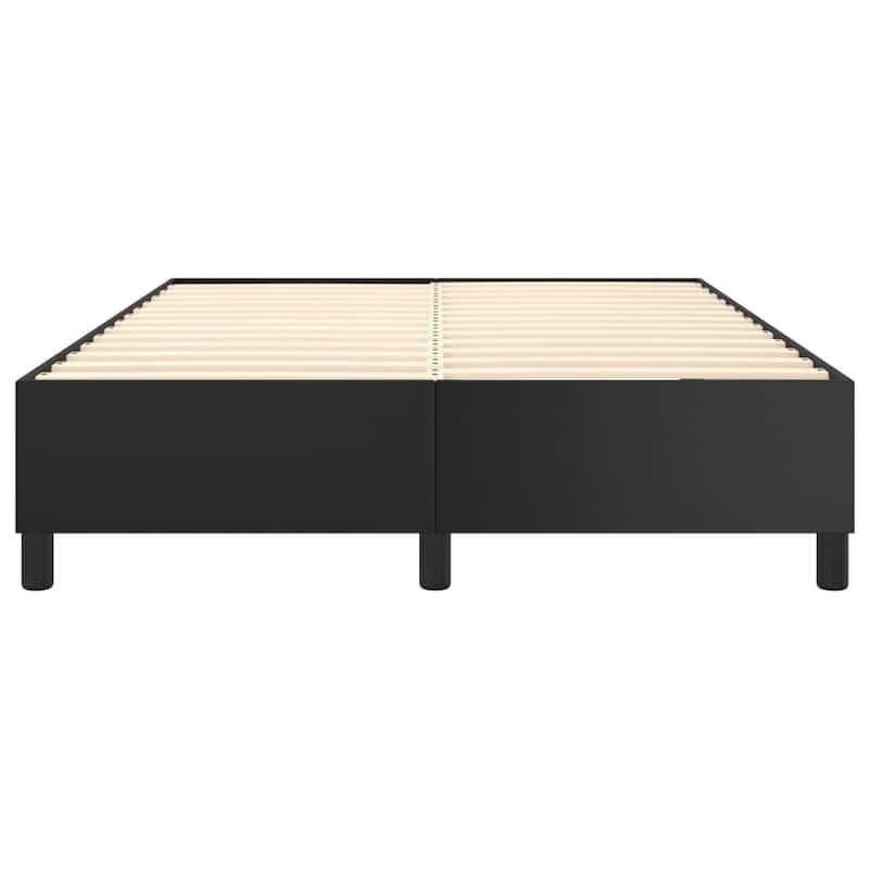 vidaXL Bed Frame Box Spring Platform Bed Mattress Foundation Faux Leather