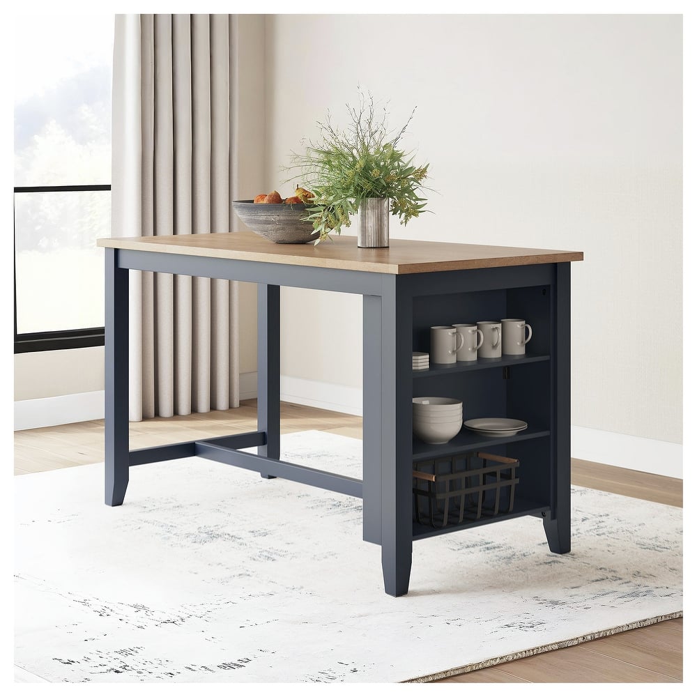 Signature Design by Ashley Gesthaven Counter Height Dining Table - 60" W x 30" D x 36" H