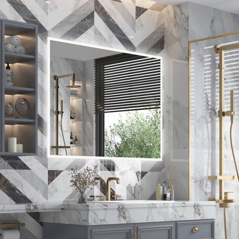 Modern Wall Mounted LED Bathroom mirror
