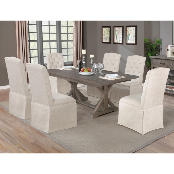 Kincaid Furniture Carson Button Tufted Skirted Sofa | Howell Furniture |  Sofa