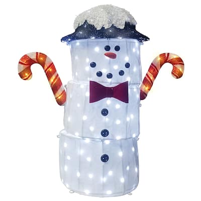 Puleo International 3' Marshmallow Man with 146 White LED Lights