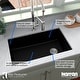 preview thumbnail 52 of 65, Karran Undermount Quartz 32 in. Single Bowl Kitchen Sink Kit