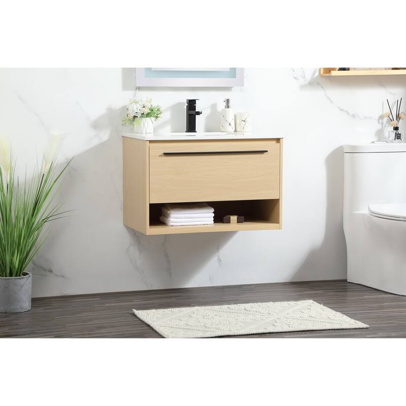 Brush 24 - 30 Inch Single Bathroom Vanity