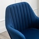 preview thumbnail 7 of 20, Roundhill Furniture Tuchico Contemporary Velvet Upholstered Accent Chair