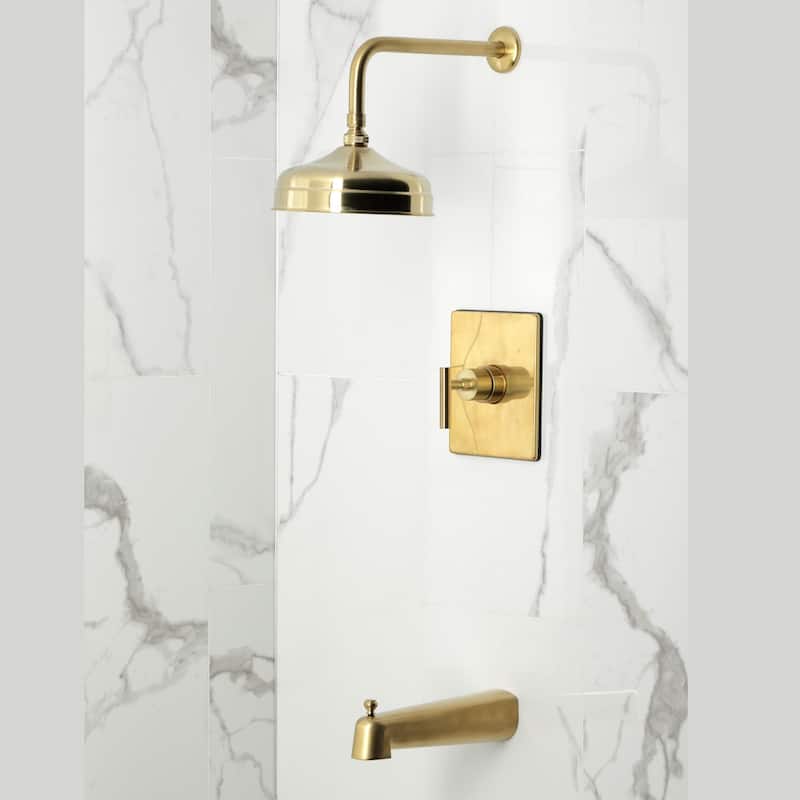 Kingston Brass Manhattan Single-Handle Pressure Balanced Tub and Shower Faucet