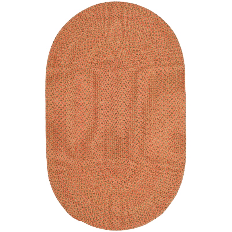 SAFAVIEH, Handmade Braided Kunka Country Cotton Rug - 3' x 5' Oval - Multi