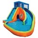 preview thumbnail 2 of 5, Banzai Falls Inflatable Water Park Kiddie Pool with Slides & Cannons (2 Pack) - 75.9
