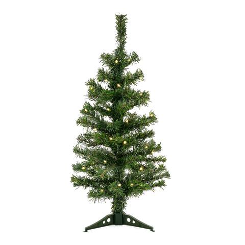 2 ft. Mavis Spruce Tree with LED Lights - 2 ft