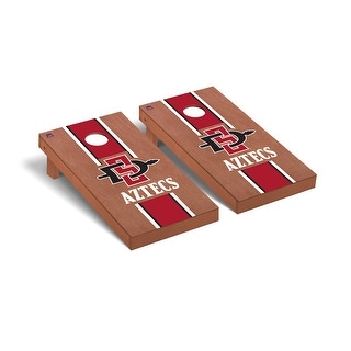 San Diego State University SDSU Aztecs Rosewood Cornhole Board Set