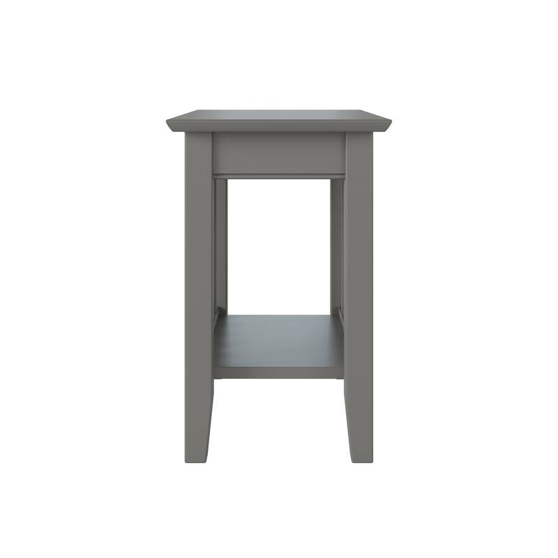 AFI Mission Chair Side Table with Charging Station