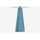 preview thumbnail 41 of 106, 16-in. Glass Lamp w/ Brushed Nickel Accents and Drum Shade