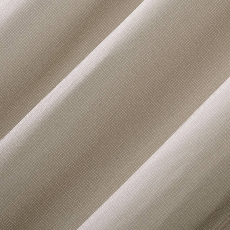 No. 918 Lindstrom Textured Draft Shield Fleece Insulated Room Darkening Grommet Curtain Panel, Single Panel