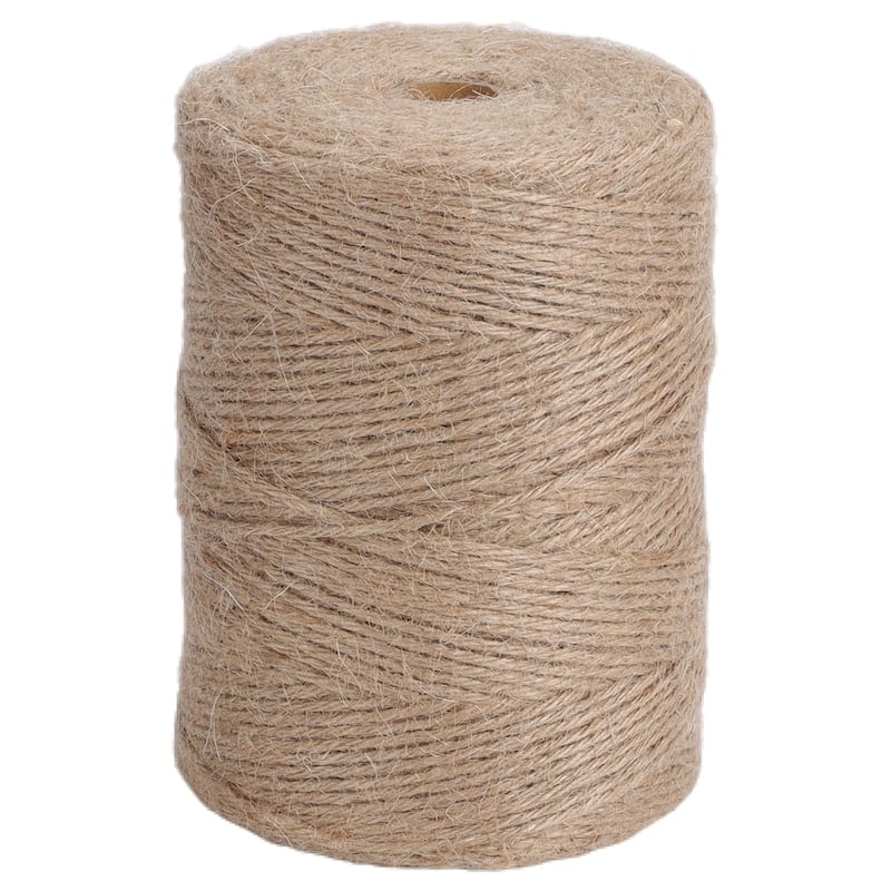 VECELO Brown Garden Twine Strong Hemp Rope for Gardening Plant Tie Floristry Crafts Gift Wrapping Packing Decor - 110MM