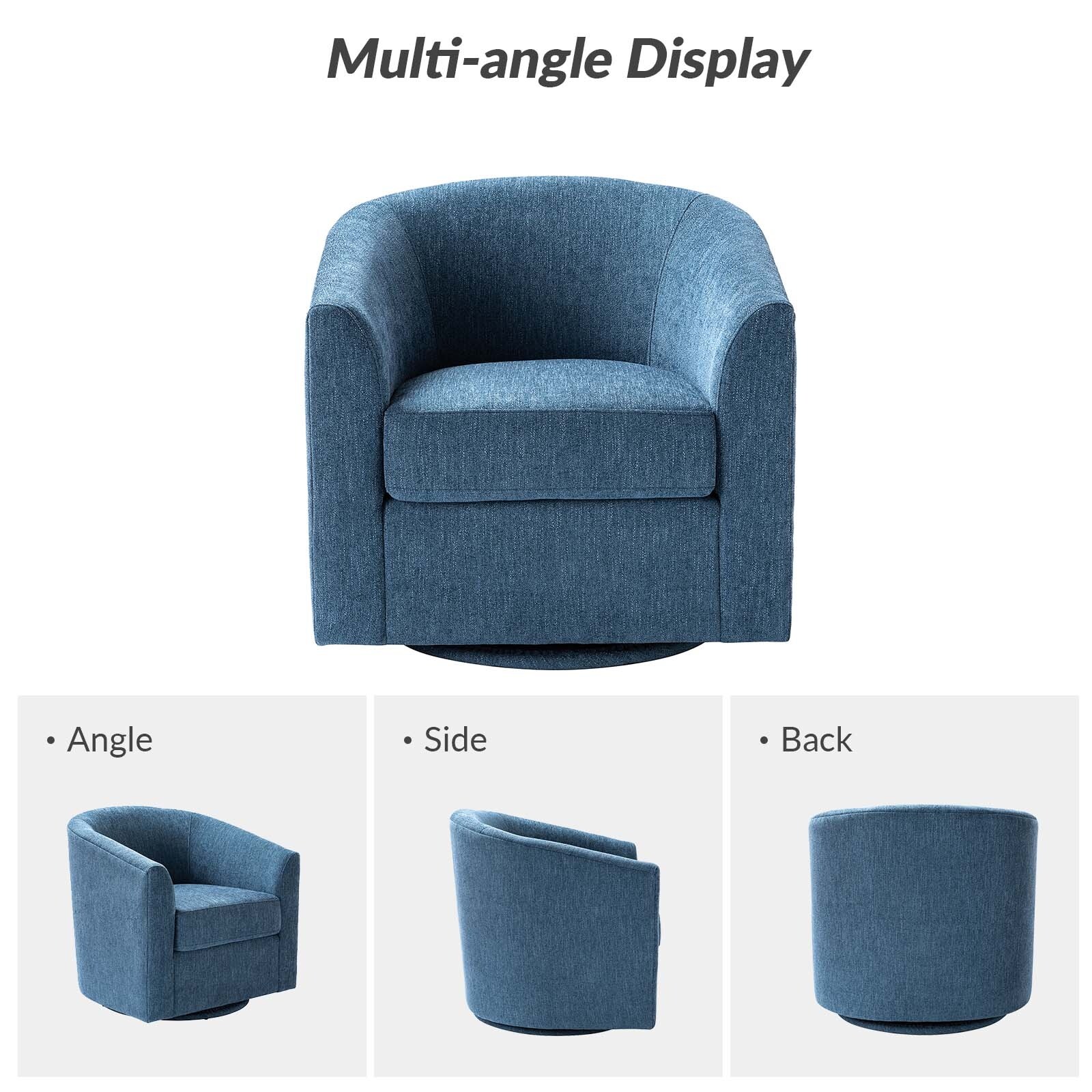 Lavaca swivel hotsell 22 barrel chair
