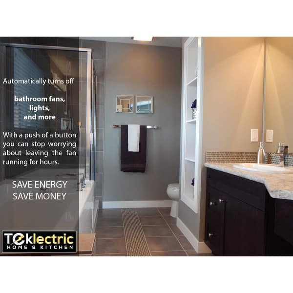Shop Bathroom Fan Auto Shut Off 5 10 15 30 Minute Outlet